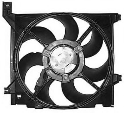 LE664 BERU Fan, radiator
