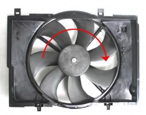 LE722 BERU Fan, radiator