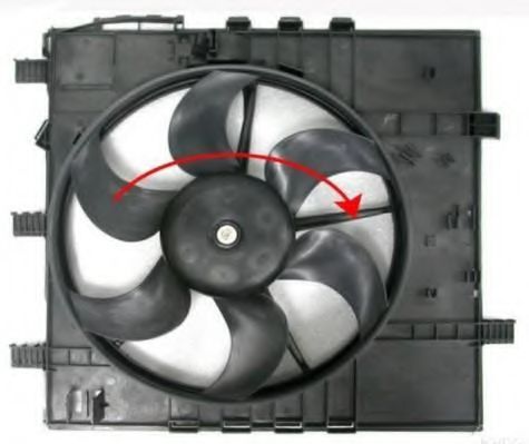 LE726 BERU Fan, radiator