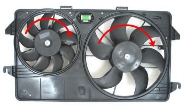 LE727 BERU Cooling System Fan, radiator