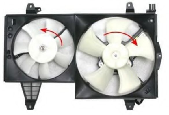 LE733 BERU Fan, radiator