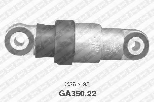 GA350.22 SNR Belt Drive Vibration Damper, timing belt