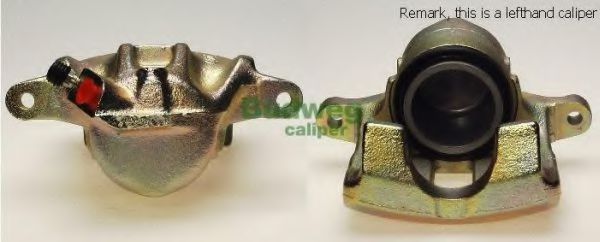 341245 BUDWEG+CALIPER Brake System Brake Caliper