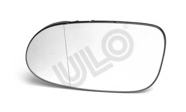 6465-05 ULO Body Mirror Glass, outside mirror