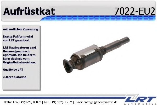 7022-EU2 LRT Exhaust System Catalytic Converter