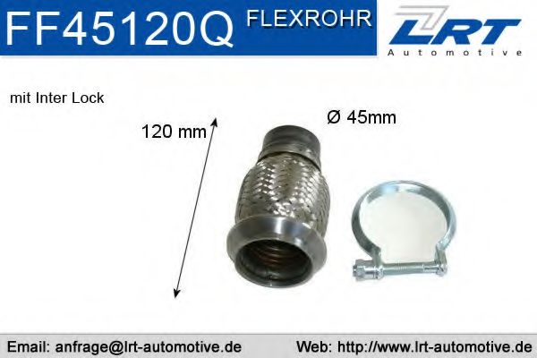 FF45120Q LRT Abgasanlage Flexrohr, Abgasanlage
