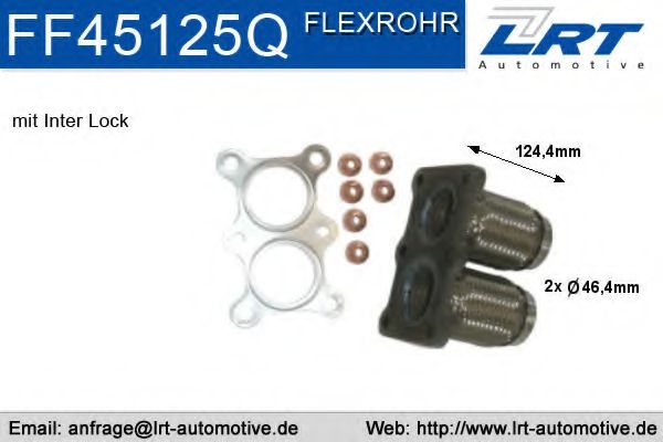 FF45125Q LRT Flexrohr, Abgasanlage