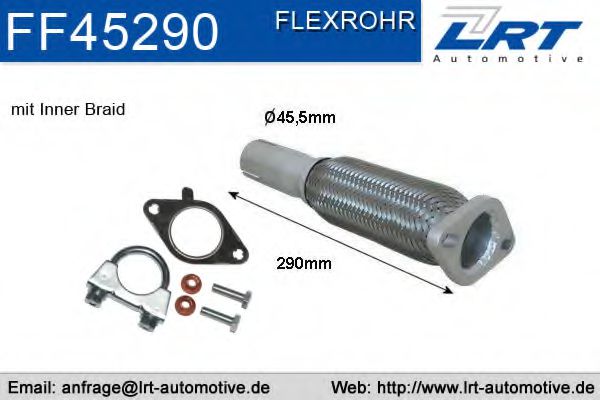 FF45290 LRT Exhaust System Flex Hose, exhaust system