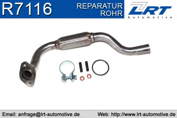 R7116 LRT Exhaust System Repair Pipe, catalytic converter