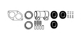 82 11 1766 HJS Mounting Kit, exhaust system