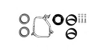 82 12 2127 HJS Mounting Kit, exhaust system