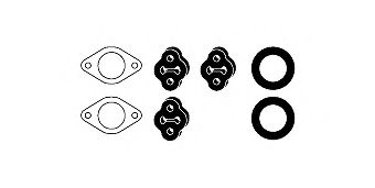 82 44 7670 HJS Exhaust System Mounting Kit, exhaust system