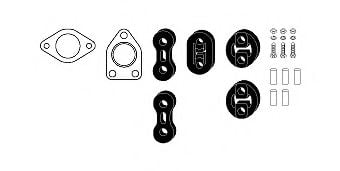 82 45 7825 HJS Mounting Kit, exhaust system