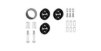 82 47 8857 HJS Mounting Kit, exhaust system