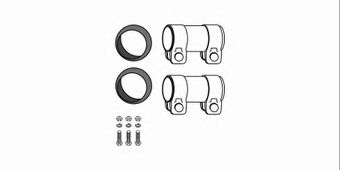 82 12 2307 HJS Exhaust System Mounting Kit, catalytic converter