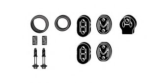 82 43 8055 HJS Mounting Kit, exhaust system