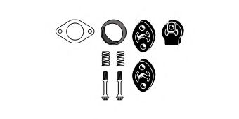 82 41 7424 HJS Mounting Kit, exhaust system