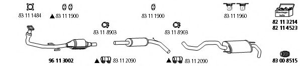 VW_145 HJS Exhaust System End Silencer