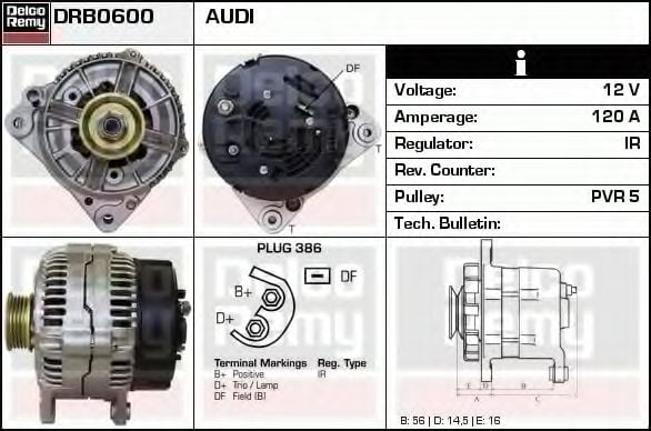 DELCO REMY DRB0600