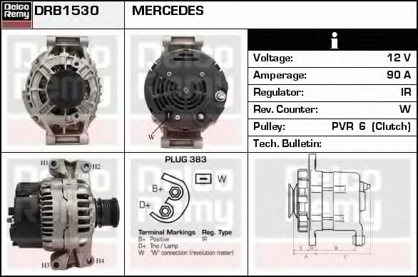DELCO REMY DRB1530