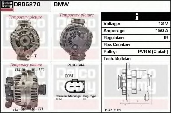 DELCO REMY DRB6270