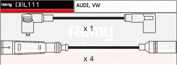 DRL111 DELCO+REMY Ignition Cable Kit