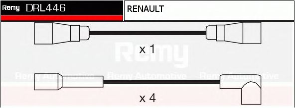 DRL446 DELCO+REMY Zündleitungssatz