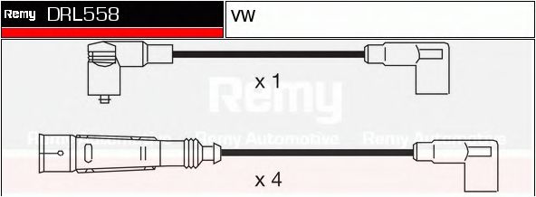 DRL558 DELCO REMY Ignition Cable Kit