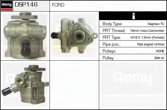 DSP146 DELCO REMY Hydraulic Pump, steering system