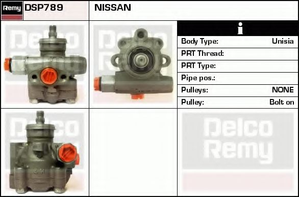 DSP789 DELCO REMY Hydraulic Pump, steering system