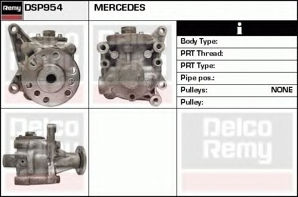 DSP954 DELCO+REMY Hydraulic Pump, steering system