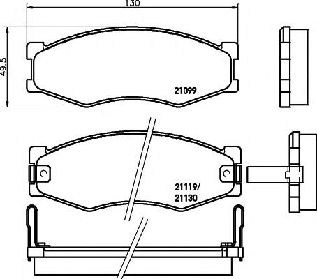 T0004 PAGID Belt Drive Deflection/Guide Pulley, v-ribbed belt