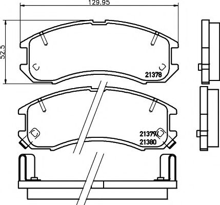 T0053 PAGID Belt Drive Deflection/Guide Pulley, v-ribbed belt