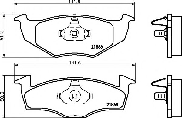 T1097 PAGID Belt Drive Deflection/Guide Pulley, v-ribbed belt