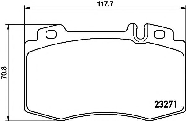 T2063 PAGID Bremsanlage Bremsbelagsatz, Scheibenbremse
