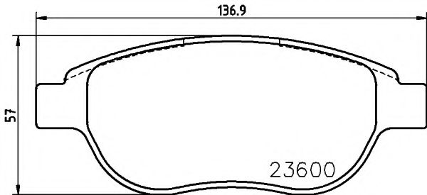T5167 PAGID Brake Pad Set, disc brake