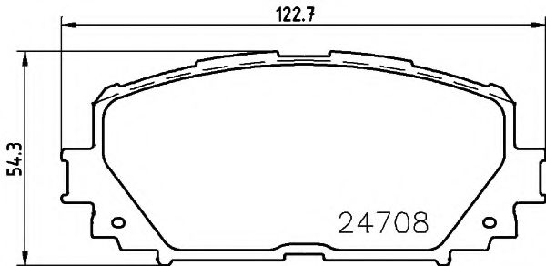 T1764 PAGID Brake Pad Set, disc brake