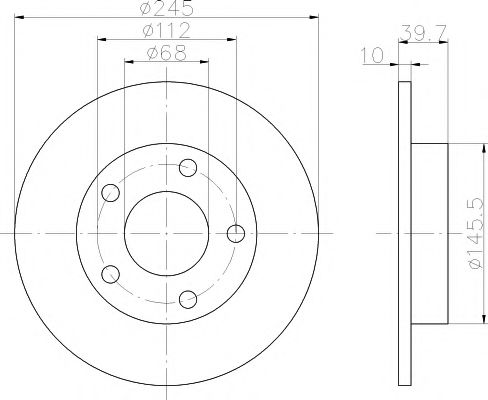 53917 PAGID Gasket, cylinder head cover