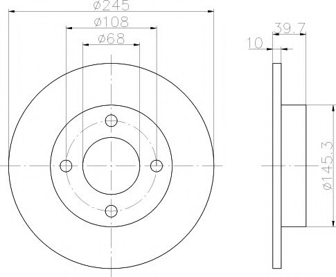 53916 PAGID Gasket, cylinder head cover