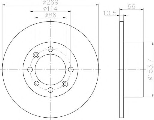 53001 PAGID Gasket, cylinder head cover