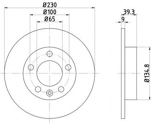53955 PAGID Gasket, cylinder head cover