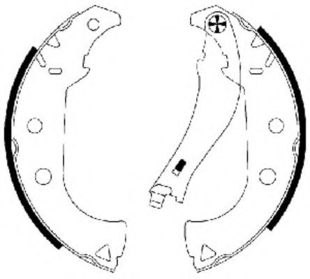 H9825 PAGID Crankshaft Drive Main Bearings, crankshaft