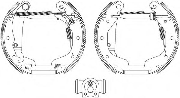 R0615 PAGID Wheel Bearing Kit