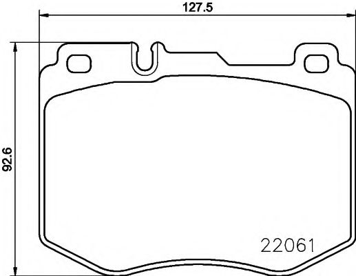 T2378 PAGID Brake Pad Set, disc brake