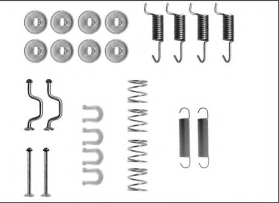 X0287 PAGID Accessory Kit, parking brake shoes