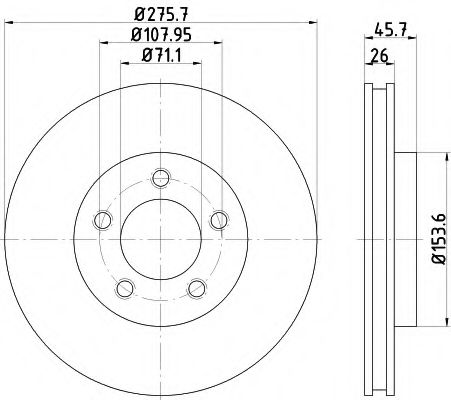 55704 PAGID Belt Drive Deflection/Guide Pulley, timing belt
