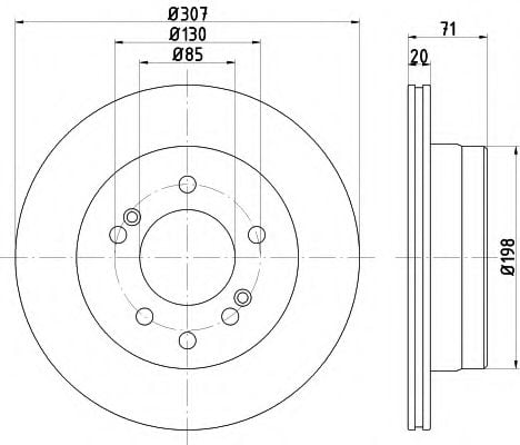 55031 PAGID Gasket, cylinder head cover