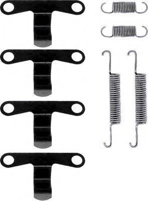 X0154 PAGID Accessory Kit, parking brake shoes