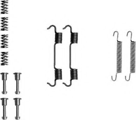 X0168 PAGID Accessory Kit, parking brake shoes