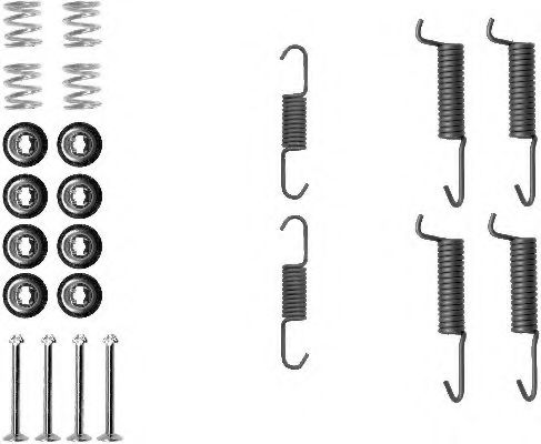 X0171 PAGID Accessory Kit, parking brake shoes